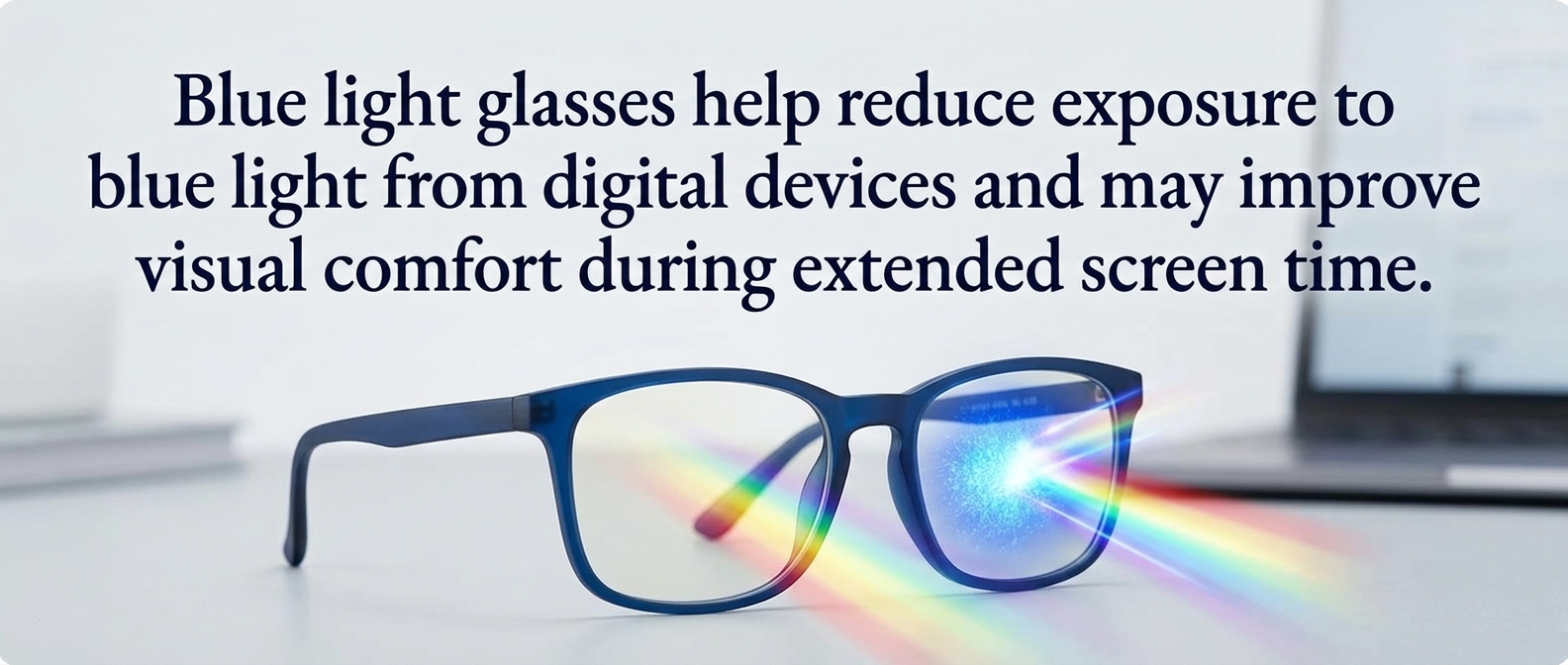 Blue light glasses